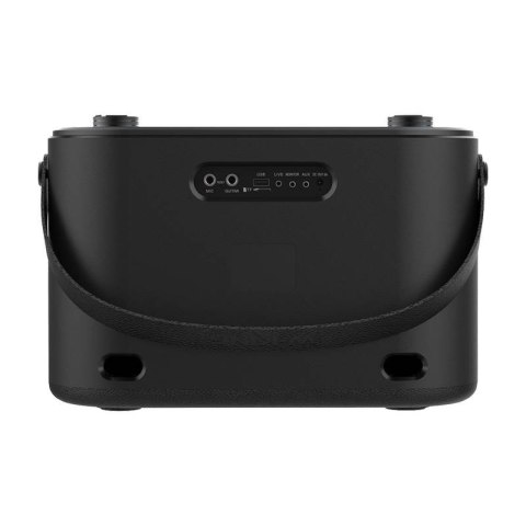 Głośnik bezprzewodowy Bluetooth W-KING H10 120W + 2 mikrofony (czarny) Głośnik bezprzewodowy Bluetooth W-KING H10 120W + 2 mikrofony (czarny)
