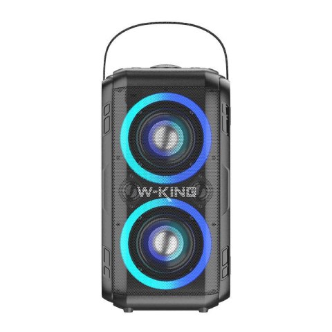 Głośnik bezprzewodowy Bluetooth W-KING T9II 60W + mikrofon (czarny) Głośnik bezprzewodowy Bluetooth W-KING T9II 60W + mikrofon (czarny)