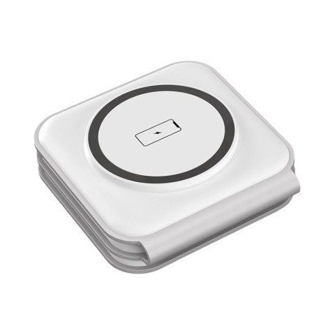 Magnetyczna ładowarka indukcyjna Choetech T588-F 3w1 15W (biała) Magnetyczna ładowarka indukcyjna Choetech T588-F 3w1 15W (biała)