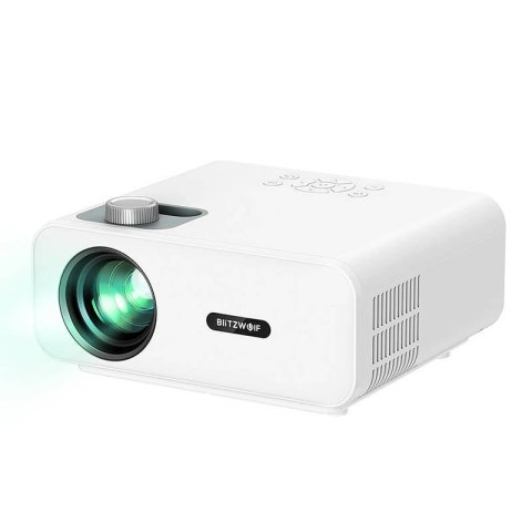 Rzutnik / Projektor LED BlitzWolf BW-V5 1080p, HDMI, USB, AV (biały) Rzutnik / Projektor LED BlitzWolf BW-V5 1080p, HDMI, USB, AV (biały)