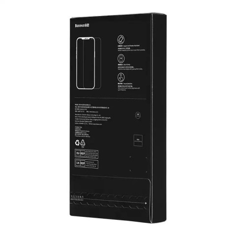 Szkło hartowane Baseus Corning do iPhone 13/13Pro/14 z filtrem przeciwpyłowym