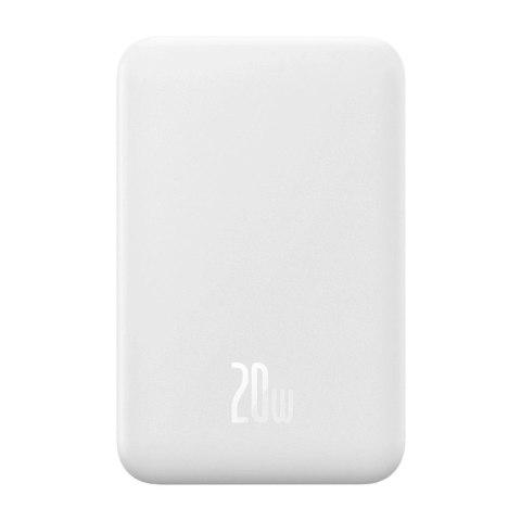 Powerbank magnetyczny Baseus Magnetic Mini 20000mAh, USB-C 20W MagSafe (biały)