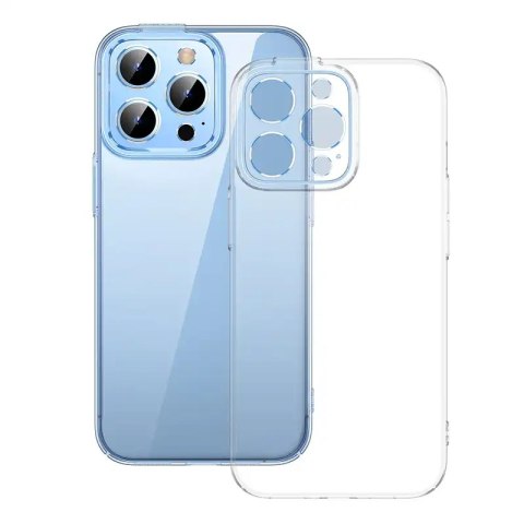 Transparentne etui ochronne Baseus Crystal do iPhone 13 Pro + szkło hartowane + zestaw czyszczący Transparentne etui ochronne Baseus Crystal do iPhone 13 Pro + szkło hartowane + zestaw czyszczący