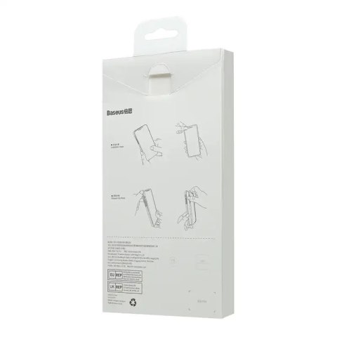 Transparentne etui ochronne Baseus Crystal do iPhone 13 Pro + szkło hartowane + zestaw czyszczący Transparentne etui ochronne Baseus Crystal do iPhone 13 Pro + szkło hartowane + zestaw czyszczący