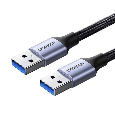 Kabel USB3.0, USB-A męski do USB-A męski, UGREEN US373 2A, 2m (czarny) Kabel USB3.0, USB-A męski do USB-A męski, UGREEN US373 2A, 2m (czarny)