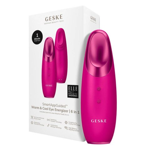 Masażer do oczu Cool & Warm 6w1 Geske z Aplikacją (magenta) Masażer do oczu Cool & Warm 6w1 Geske z Aplikacją (magenta)