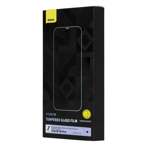 Szkło hartowane z filtrem chroniącym oczy Baseus Crystal Series iPhone 14 PRO