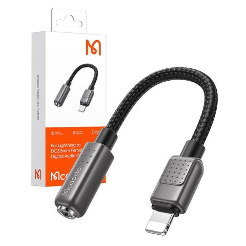 Adapter Audio Lightning do Mini Jack (żeński) 3.5mm Mcdodo CA-5010 0.11m Adapter Audio Lightning do Mini Jack (żeński) 3.5mm Mcdodo CA-5010 0.11m