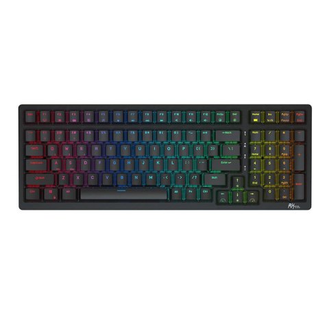 Bezprzewodowa klawiatura mechaniczna Royal Kludge RK98 RGB, Red switch (czarna) Bezprzewodowa klawiatura mechaniczna Royal Kludge RK98 RGB, Red switch (czarna)