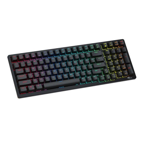 Bezprzewodowa klawiatura mechaniczna Royal Kludge RK98 RGB, Red switch (czarna) Bezprzewodowa klawiatura mechaniczna Royal Kludge RK98 RGB, Red switch (czarna)