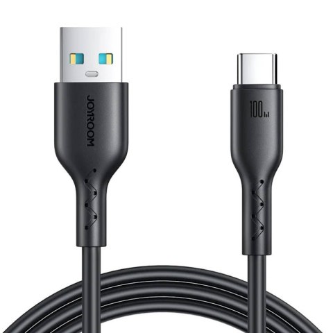 Kabel Flash Charge USB do USB-C Joyroom SA26-AC6 /100W / 1m (czarny) Kabel Flash Charge USB do USB-C Joyroom SA26-AC6 /100W / 1m (czarny)