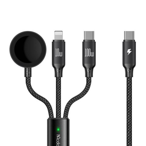 Kabel USB-C 3w1 Mcdodo CA-4940 USB-C, Lightning, Apple Watch Kabel USB-C 3w1 Mcdodo CA-4940 USB-C, Lightning, Apple Watch