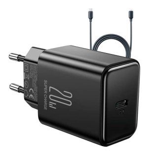 Ładowarka sieciowa Joyroom JR-TCF06 PD, 20W + kabel 1m (czarna)