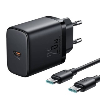 Ładowarka sieciowa Joyroom JR-TCF11, 25W + kabel C-C 1m (czarna)