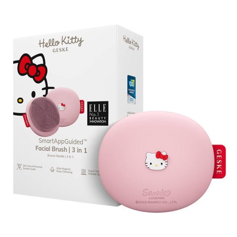 Szczoteczka do czyszczenia twarzy 3w1 Geske z Aplikacją (Hello Kitty różowy) Szczoteczka do czyszczenia twarzy 3w1 Geske z Aplikacją (Hello Kitty różowy)