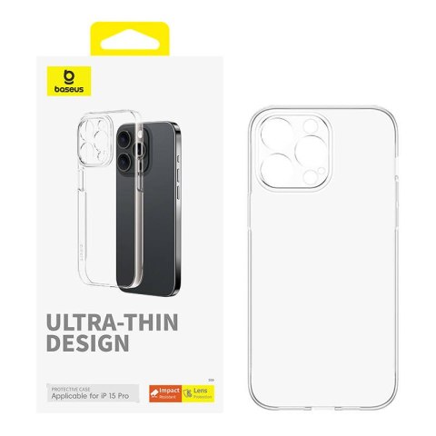 Etui na telefon iPhone15 Pro Baseus OS-Lucent Series (Przezroczysty) Etui na telefon iPhone15 Pro Baseus OS-Lucent Series (Przezroczysty)