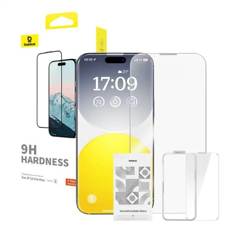 Szkło hartowane 0.3mm Baseus Diamond do iPhone 15 ProMax Szkło hartowane 0.3mm Baseus Diamond do iPhone 15 ProMax