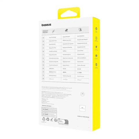 Szkło hartowane 0.3mm Baseus Diamond do iPhone 15Plus