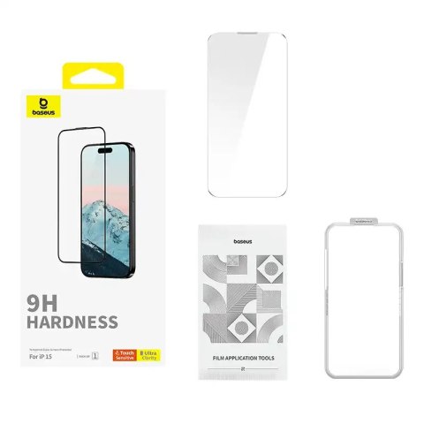 Szkło hartowane 0.3mm Baseus Diamond do iPhone 15 Szkło hartowane 0.3mm Baseus Diamond do iPhone 15