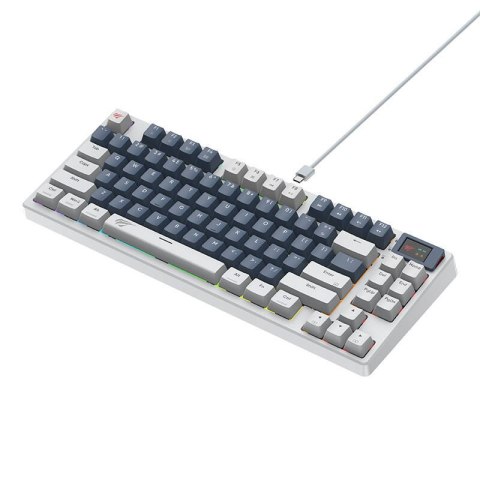 Klawiatura mechaniczna gamingowa Havit KB884L Biała Klawiatura mechaniczna gamingowa Havit KB884L Biała