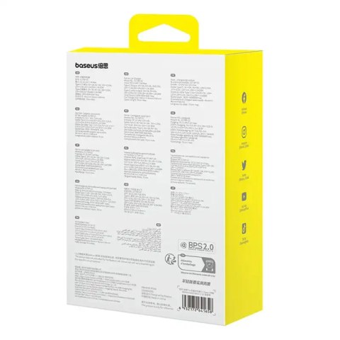 Ładowarka samochodowa Baseus Enjoyment Pro z kablem USB-C, 60W (czarna)