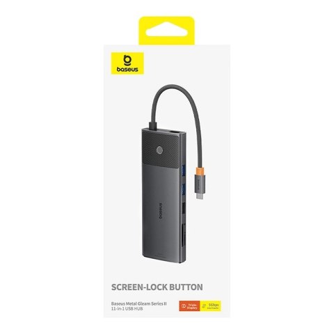 Adapter 11w1 Baseus Metal Gleam HUB USB-C Adapter 11w1 Baseus Metal Gleam HUB USB-C