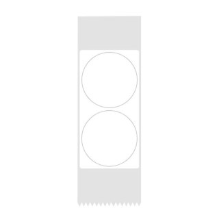 Etykiety Termiczne Niimbot naklejki T 14x28mm 200 sztuk (białe okrągłe)