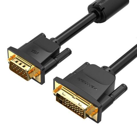 Kabel DVI (24+5) do VGA Vention EACBI 3m, 1080P 60Hz (czarny) Kabel DVI (24+5) do VGA Vention EACBI 3m, 1080P 60Hz (czarny)