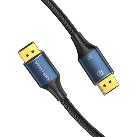 Kabel DisplayPort 1.4 Vention HCELF 1m, 8K 60Hz/ 4K 120Hz, niebieski Kabel DisplayPort 1.4 Vention HCELF 1m, 8K 60Hz/ 4K 120Hz, niebieski
