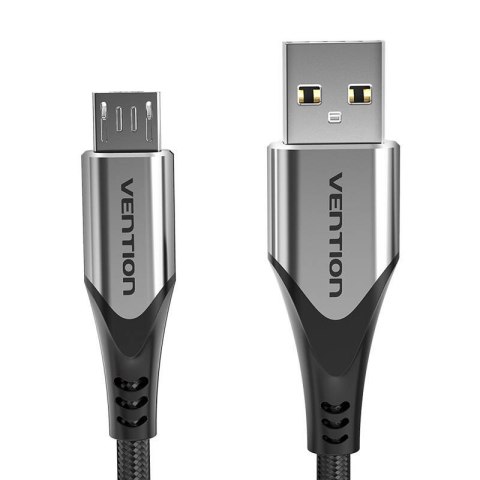 Kabel USB 2.0 A do Micro USB Vention COAHD 3A 0,5m szary Kabel USB 2.0 A do Micro USB Vention COAHD 3A 0,5m szary