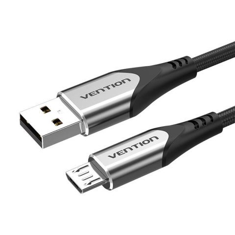 Kabel USB 2.0 A do Micro USB Vention COAHD 3A 0,5m szary Kabel USB 2.0 A do Micro USB Vention COAHD 3A 0,5m szary