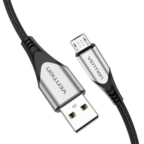 Kabel USB 2.0 A do Micro USB Vention COAHD 3A 0,5m szary Kabel USB 2.0 A do Micro USB Vention COAHD 3A 0,5m szary