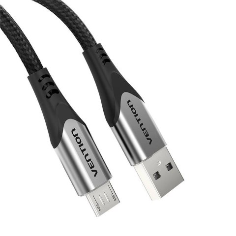 Kabel USB 2.0 A do Micro USB Vention COAHD 3A 0,5m szary Kabel USB 2.0 A do Micro USB Vention COAHD 3A 0,5m szary