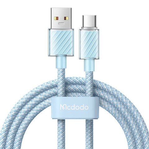 Kabel USB-A do USB-C Mcdodo CA-3651, 1.2m (niebieski) Kabel USB-A do USB-C Mcdodo CA-3651, 1.2m (niebieski)