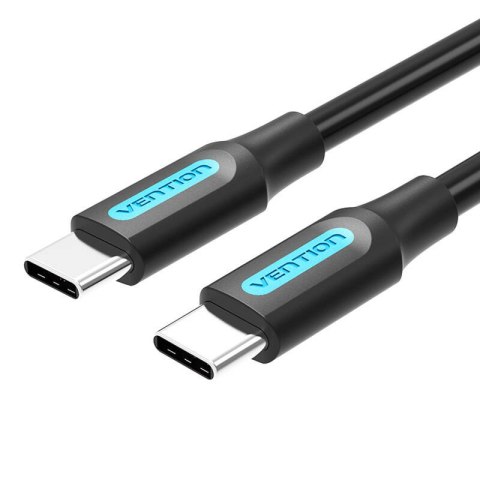 Kabel USB-C 2.0 Vention COSBG PD60W 1,5m czarny PVC Kabel USB-C 2.0 Vention COSBG PD60W 1,5m czarny PVC