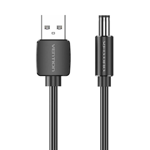 Kabel zasilający USB 2.0 do DC 5.5mm Barrel Jack 5V Vention CEYBD 0,5m (czarny) Kabel zasilający USB 2.0 do DC 5.5mm Barrel Jack 5V Vention CEYBD 0,5m (czarny)