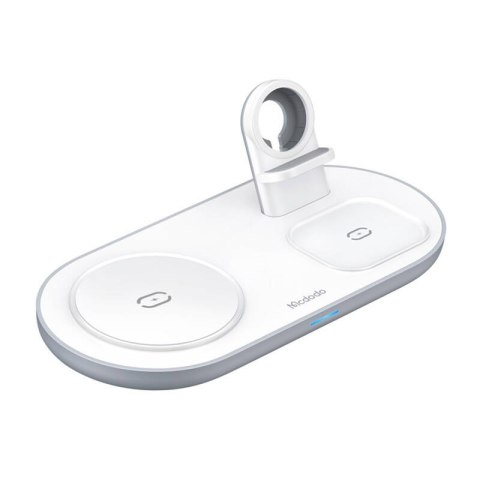 Ładowarka bezprzewodowa Mcdodo CH-7060 3w1 15W (telefon/TWS/Apple watch) biała Ładowarka bezprzewodowa Mcdodo CH-7060 3w1 15W (telefon/TWS/Apple watch) biała