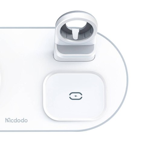 Ładowarka bezprzewodowa Mcdodo CH-7060 3w1 15W (telefon/TWS/Apple watch) biała Ładowarka bezprzewodowa Mcdodo CH-7060 3w1 15W (telefon/TWS/Apple watch) biała