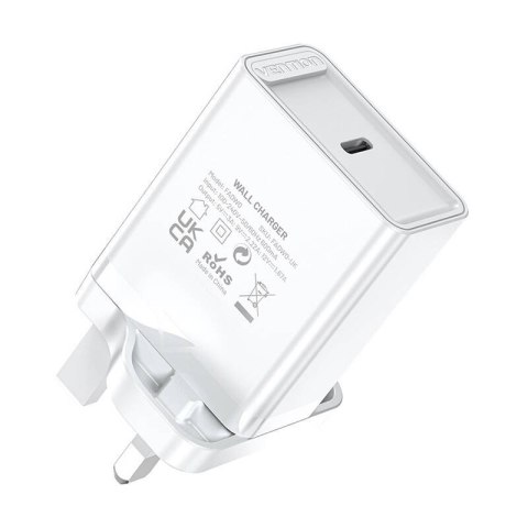 Ładowarka sieciowa USB-C Vention FADW0-UK 20W UK biała Ładowarka sieciowa USB-C Vention FADW0-UK 20W UK biała