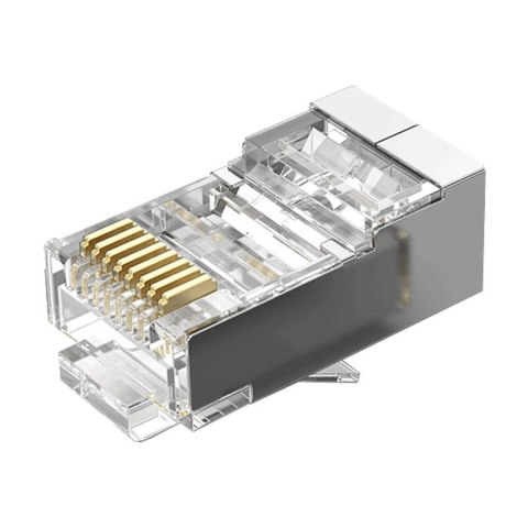 Wtyczka modułowa RJ45 CAT.5E FTP Vention IDAR0-10 przezroczysta 10 szt. Wtyczka modułowa RJ45 CAT.5E FTP Vention IDAR0-10 przezroczysta 10 szt.