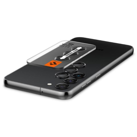 Spigen Optik.TR Camera Lens Protector 2-Pack - Szkło ochronne na obiektyw 2 szt. do Samsung Galaxy S23 / S23+ (Czarny)
