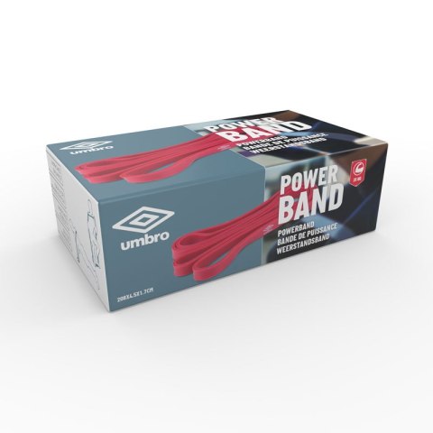 Umbro - Guma oporowa do ćwiczeń 25 kg (czerwony) Umbro - Guma oporowa do ćwiczeń 25 kg (czerwony)