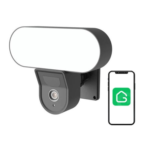 Inteligentna kamera zewnętrzna WiFi z reflektorem Gosund IPC3, IP65 Tuya Inteligentna kamera zewnętrzna WiFi z reflektorem Gosund IPC3, IP65 Tuya