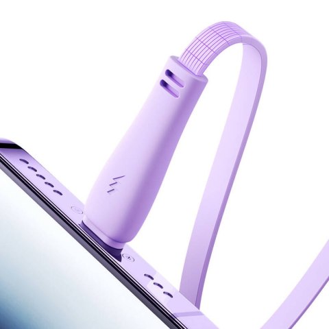 Kabel 3w1 Joyroom Colorful USB do USB-C/Lightning/Micro USB 3.5A, 1m (fioletowy) Kabel 3w1 Joyroom Colorful USB do USB-C/Lightning/Micro USB 3.5A, 1m (fioletowy)