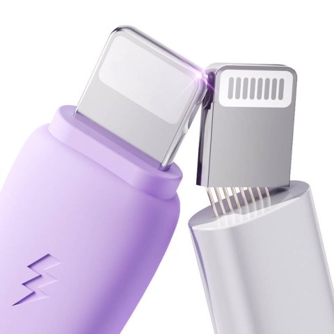 Kabel 3w1 Joyroom Colorful USB do USB-C/Lightning/Micro USB 3.5A, 1m (fioletowy) Kabel 3w1 Joyroom Colorful USB do USB-C/Lightning/Micro USB 3.5A, 1m (fioletowy)