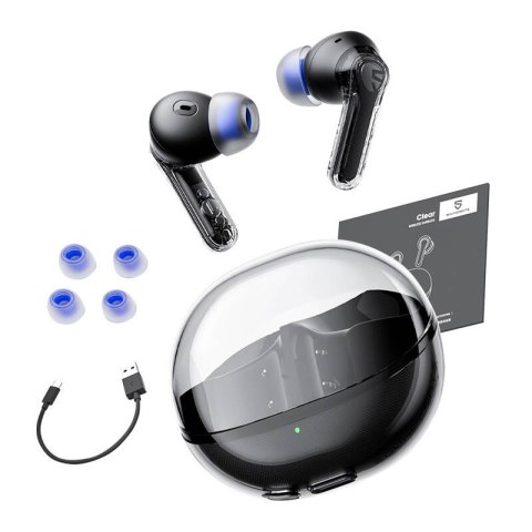 Słuchawki TWS Soundpeats Clear (czarne) Słuchawki TWS Soundpeats Clear (czarne)