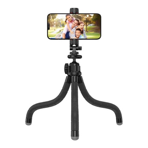Elastyczny statyw APEXEL APL-JJ025+ adapter GoPro (czarny) Elastyczny statyw APEXEL APL-JJ025+ adapter GoPro (czarny)