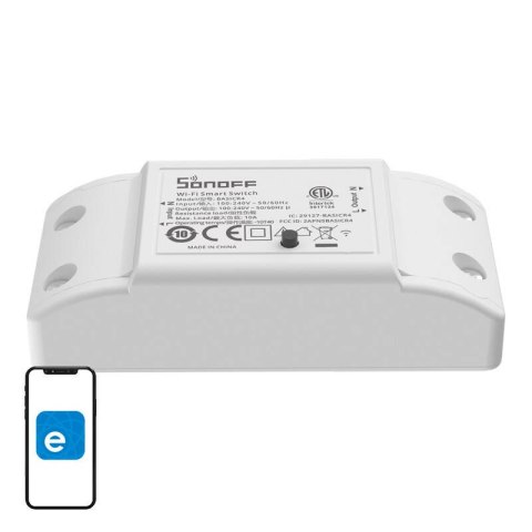 Inteligentny przełącznik WiFi Sonoff BASICR4 (10A ESP32) Inteligentny przełącznik WiFi Sonoff BASICR4 (10A ESP32)