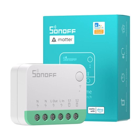 Inteligentny przełącznik WiFi Sonoff MINIR4M Matter (HomeKit, SmartThings) Inteligentny przełącznik WiFi Sonoff MINIR4M Matter (HomeKit, SmartThings)