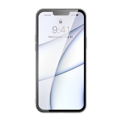 Etui Baseus Frosted Glass Case do iPhone 13 Pro (czarne) + szkło hartowane Etui Baseus Frosted Glass Case do iPhone 13 Pro (czarne) + szkło hartowane